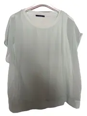 Vorschaubild 2 von Damen Top Elegant Türkis Gr. 48/4XL Kurzarm Polyester