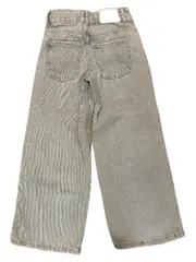 Vorschaubild 2 von Kinder Jeans Wide Leg Weites Bein Hellblau Gr. 122 Baumwolle