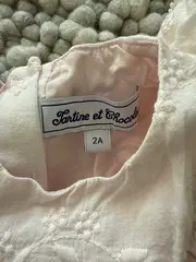 Vorschaubild 3 von Mädchen Sommerkleid Gr. 86 Rosa Feminin Baumwolle
