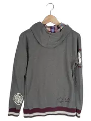 Vorschaubild 2 von Kapuzenpullover Kinder Hoodie Grau Gr. 176 Streetwear