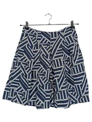 Vorschaubild 1 von Faltenrock Damen Gr. 38 Modern Grafisch Mehrfarbig