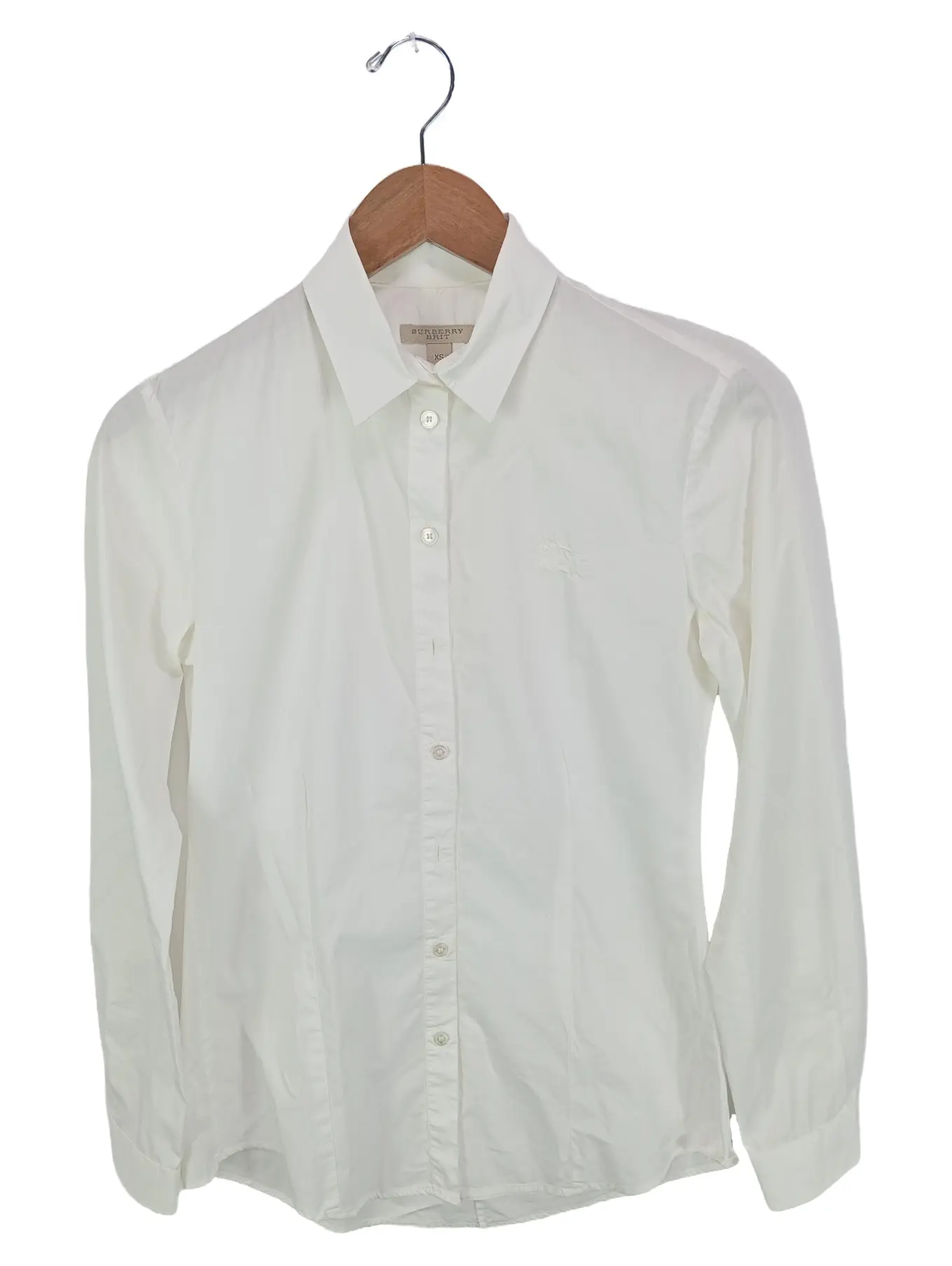 BURBERRY BRIT Damen Business Hemd Gr. 34/XS Weiß Klassisch