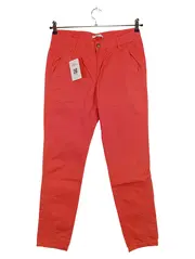 Vorschaubild 1 von Chino Hose Damen Rosa Gr. 36 Baumwolle Casual Regular Fit