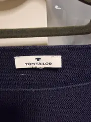 Vorschaubild 5 von Damen Pullover Langarm Rippstrick Blau Gr. L Baumwolle