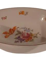 Vorschaubild 2 von Dekoschale Porzellan Blumenmuster Klassisch Weiß 20cm