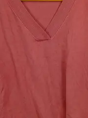Vorschaubild 3 von Damen Pullover Gr. 40 (L) Rot V-Ausschnitt Casual