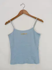 Vorschaubild 3 von Damen Top Basic Blau Gr. 38/M Baumwolle