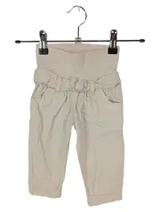 Vorschaubild 1 von Kinder Stoffhose Gr. 68 Beige Casual Baby Hose Teddybär