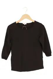 Vorschaubild 1 von Damen Sweatshirt Basic Casual Schwarz Gr. 34/XS