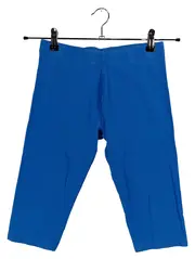 Vorschaubild 1 von Kinder Capri Leggings Mädchen Gr. 152 Blau Baumwolle