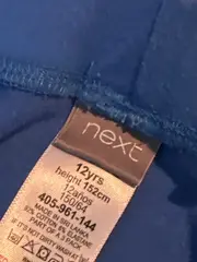 Vorschaubild 5 von Kinder Capri Leggings Mädchen Gr. 152 Blau Baumwolle
