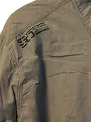 Vorschaubild 3 von Herren Freizeithemd Langarm Baumwolle Gestreift Grün Gr. 54 XL