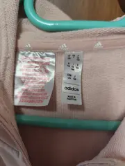 Vorschaubild 5 von Mädchen Trainingsjacke Gr. 152 Rosa Kapuze Sport 3-Streifen