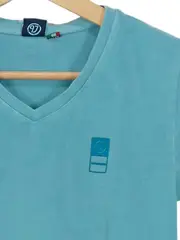 Vorschaubild 2 von T-Shirt Kinder Gr. 152 Türkis Casual Logo-Print