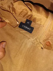 Vorschaubild 2 von Damen Minirock Leder Beige Gr. 38 Casual