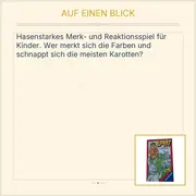 Vorschaubild 3 von Lotti Merkspiel & Reaktionsspiel Kinderspiel Hasen 4-8 Jahre