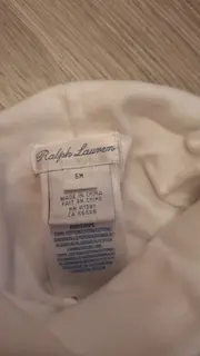 Vorschaubild 4 von Baby Mütze Weiß 6M Baumwolle Polo Logo Beanie