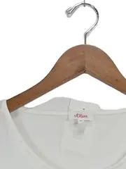 Vorschaubild 4 von Damen Unterhemd Basic Weiß Gr. 36 Kurzarm