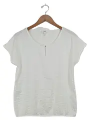 Vorschaubild 1 von Damen Unterhemd Basic Weiß Gr. 36 Kurzarm