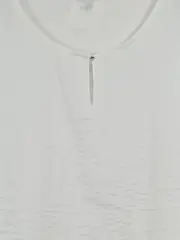 Vorschaubild 2 von Damen Unterhemd Basic Weiß Gr. 36 Kurzarm