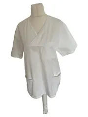 Vorschaubild 1 von 7DAYS Kasack Arztkittel Unisex Weiß Gr. M Baumwolle