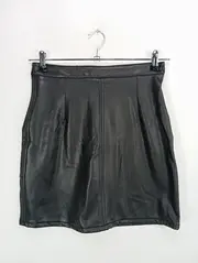 Vorschaubild 1 von Minirock Damen 38/M Schwarz Streetwear Elegant Reißverschluss