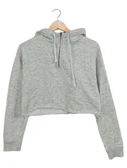 Vorschaubild 1 von Damen Kapuzenpullover Hoodie Gr. 36/S Grau Casual Sportlich