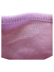 Vorschaubild 2 von Baby Mädchen Langarm Body Rosa Gr. 98 Baumwolle Strampler