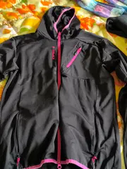 Vorschaubild 6 von Damen Softshelljacke Gr. 40 Outdoor Sport Schwarz Pink