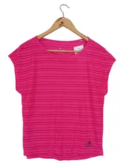 Vorschaubild 1 von Damen Sport Shirt Pink Gestreift Gr. XS