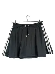 Vorschaubild 1 von Damen Sport Shorts Gr. 38 Schwarz Gestreift Polyester Zugband