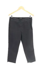 Vorschaubild 1 von Pompöös Mom Jeans Damen 38;M Schwarz Cropped Casual