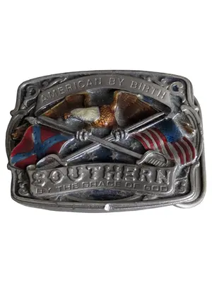 BERGAMOT BRASS WORKS, INC. Gürtelschnalle