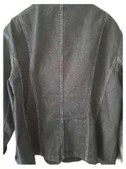 Vorschaubild 5 von Jeansjacke Damen Blau Klassisch Baumwolle Stickerei Gr. 46