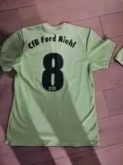 Vorschaubild 2 von Fußball Trikot CfB Ford Niehl Herren Gr. S Neongrün #8