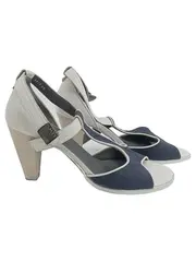 Vorschaubild 1 von Damen Sandaletten Gr. 38 Mehrfarbig Modern Absatzschuhe