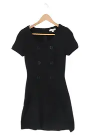 Vorschaubild 1 von Damen Freizeitkleid Gr. 34/XS Schwarz Elegant Klassisch Kurzarm