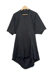 Vorschaubild 1 von Damen T-Shirt Schwarz Gr. 34/XS Casual Oversized Asymmetrisch