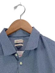 Vorschaubild 4 von Business Hemd Herren Langarm Blau Geometrisch Gr. 52 XL Baumwolle