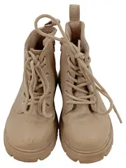 Vorschaubild 2 von Kinder Stiefelette Gr. 27 Beige Schnürschuhe Streetwear Casual