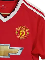 Vorschaubild 2 von Manchester United Fußball Trikot Herren Gr. M Rot Chevrolet