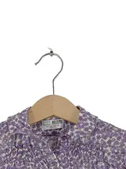 Vorschaubild 4 von Baby Mädchen Bluse Gr. 74 Blumenmuster Lila Baumwolle