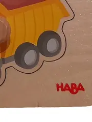 Vorschaubild 3 von Steckpuzzle Baustelle Holzpuzzle Fahrzeuge Motorik Spielzeug
