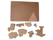 Vorschaubild 2 von Steckpuzzle Baustelle Holzpuzzle Fahrzeuge Motorik Spielzeug