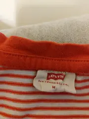 Vorschaubild 4 von Damen T-Shirt Gr. M gestreift V-Ausschnitt Rot Weiß Casual