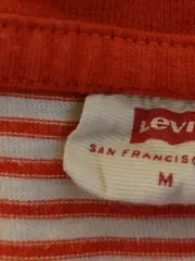 Vorschaubild 3 von Damen T-Shirt Gr. M gestreift V-Ausschnitt Rot Weiß Casual