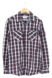 Vorschaubild 1 von Herren Freizeithemd Kariert Langarm Gr. 50/L Mehrfarbig Casual