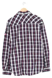 Vorschaubild 2 von Herren Freizeithemd Kariert Langarm Gr. 50/L Mehrfarbig Casual