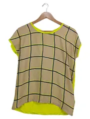 Vorschaubild 1 von Damen Bluse 36/S Kariert Mehrfarbig Modern Viskose