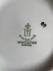 Vorschaubild 2 von Tasse mit Untertasse Porzellan Weiß Goldrand Klassisch